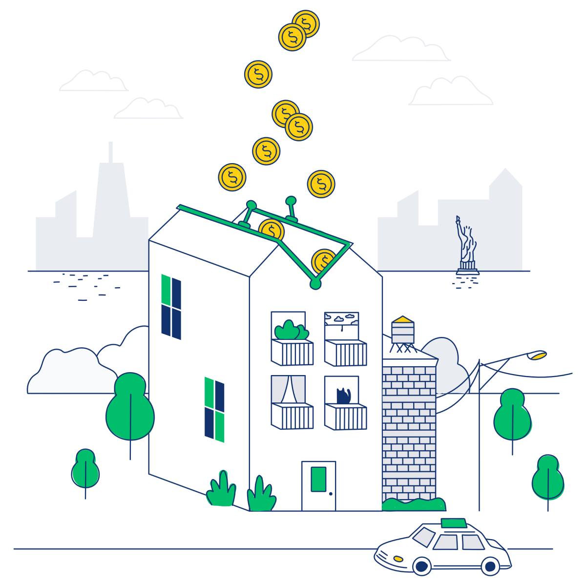 What is the NYC tax abatement and prevailing wage affidavit?